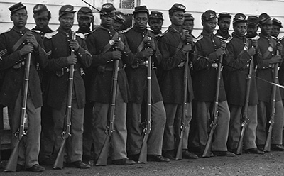 Fourth U.S. Infantry Detail, U.S. Colored Troops, 1864, Library of Congress